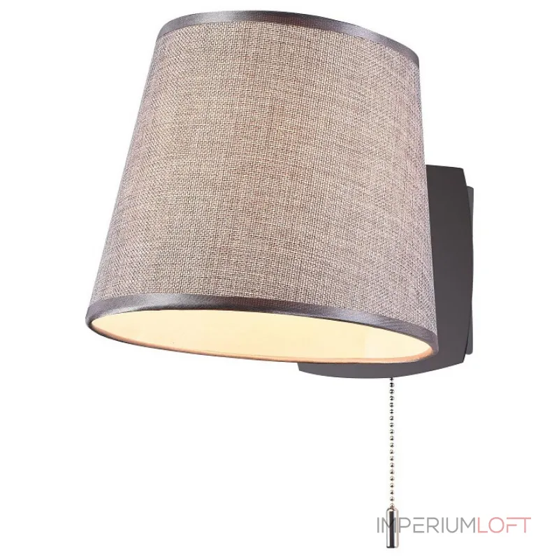 Бра Maytoni Bergamo MOD613WL-01B Цвет арматуры хром Цвет плафонов серый от ImperiumLoft