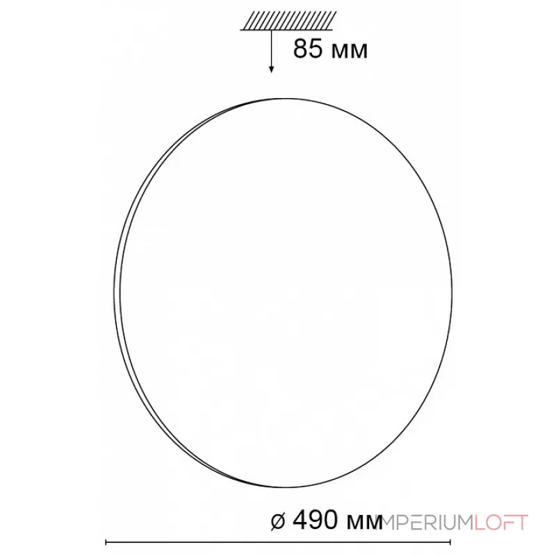 Накладной светильник Sonex Vaka 3042/EL Цвет плафонов белый от ImperiumLoft