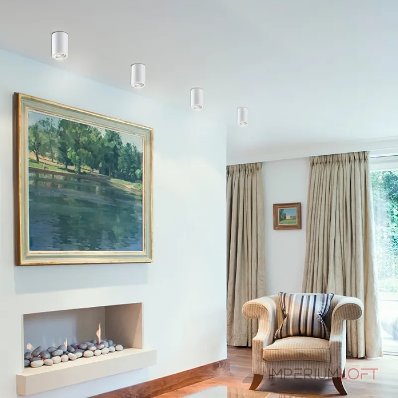 Накладной светильник Novotech Pipe 370397 Цвет плафонов белый Цвет арматуры белый от ImperiumLoft