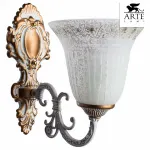 Бра Arte Lamp Delizia A1032AP-1WG Цвет арматуры золото Цвет плафонов белый от ImperiumLoft