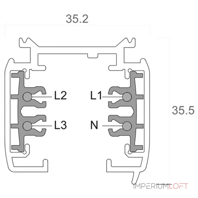 Трек накладной Deko-Light D Line 710005 от ImperiumLoft
