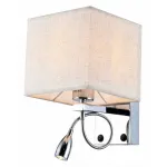 Бра с подсветкой Stilfort Duo 2064/01/02W Цвет плафонов кремовый Цвет арматуры хром от ImperiumLoft