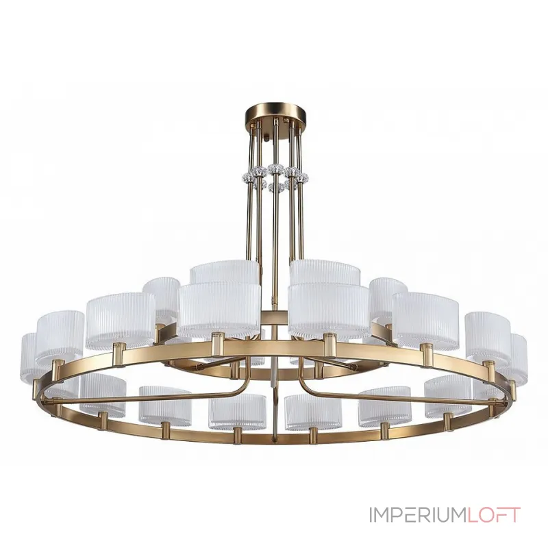 Люстра на штанге Newport 4330 4338+16/C gold Люстра на штанге Newport 4330 4338+16/C gold