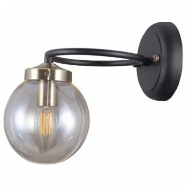 Бра Omnilux Sorrento OML-94001-01 Цвет арматуры чёрный Цвет плафонов прозрачный Бра Omnilux Sorrento OML-94001-01 Цвет арматуры чёрный Цвет плафонов прозрачный