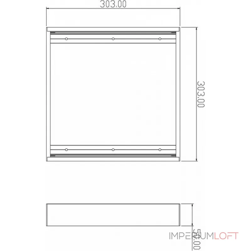 Рамка на 1 светильник Deko-Light 930167 Цвет арматуры белый от ImperiumLoft