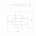 Потолочная люстра 90177/3