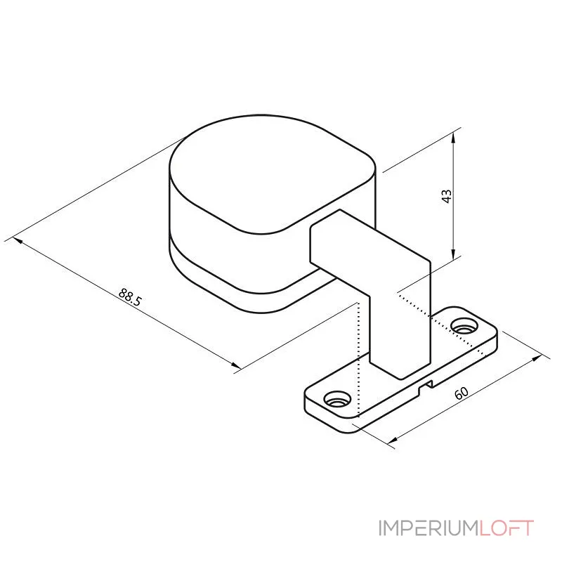 Подсветка для зеркала Deko-Light Gienah 687084 Цвет арматуры серебро Цвет плафонов хром от ImperiumLoft