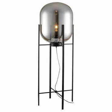 Торшер ST-Luce Burasca SL1050.725.01 Цвет плафонов серый Цвет арматуры черный