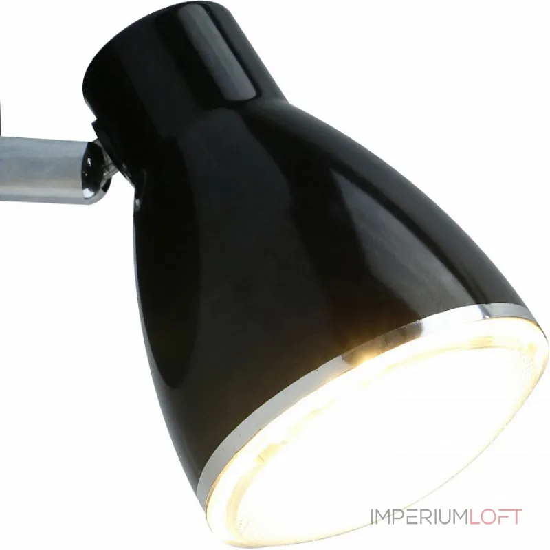 Бра Arte Lamp Gioved A6008AP-1BK Цвет арматуры черный Цвет плафонов черный от ImperiumLoft