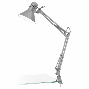 Настольная лампа офисная Eglo ПРОМО Firmo 90874 Цвет арматуры серебро Цвет плафонов серебро