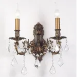 Бра Lucia Tucci Barletta BARLETTA W122.2 antique Цвет плафонов прозрачный Цвет арматуры бронза от ImperiumLoft