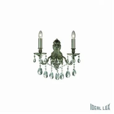 Бра Ideal Lux Gioconda GIOCONDA AP2 ARGENTO Цвет арматуры серебро