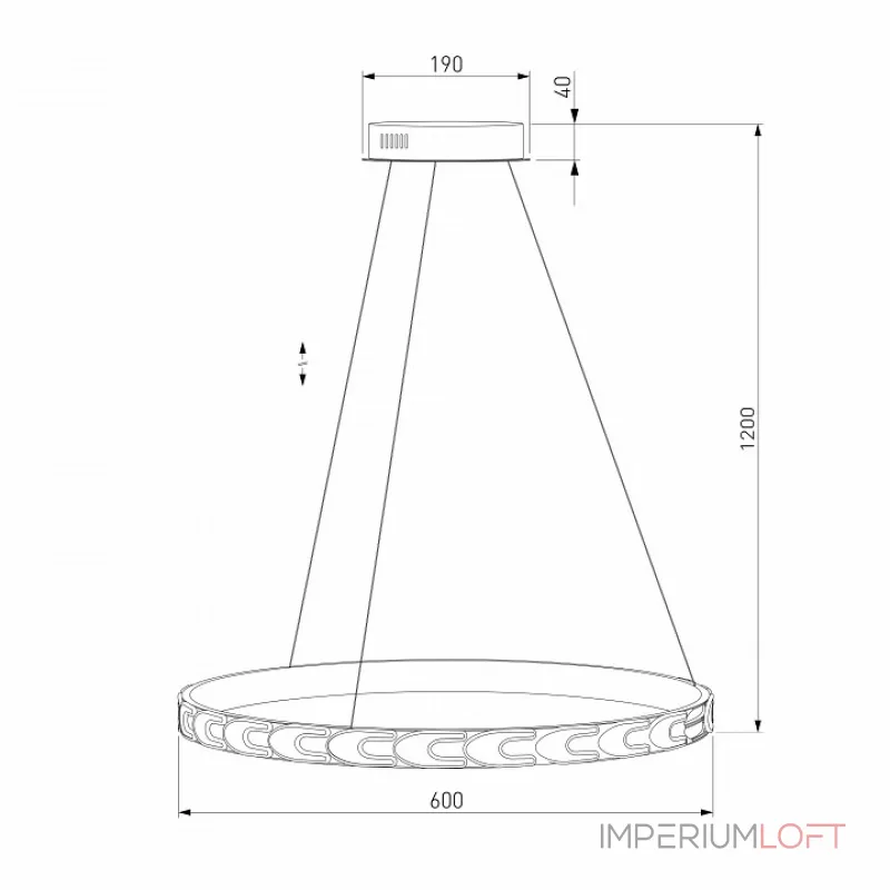 Подвесная люстра 90163/1