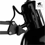 Настольная лампа офисная Arte Lamp Senior A6068LT-1BK Цвет арматуры черный Цвет плафонов черный от ImperiumLoft
