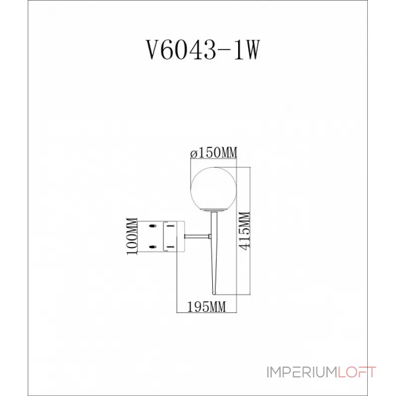 Бра Moderli Scrumbel V6043-1W от ImperiumLoft