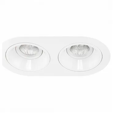 Встраиваемый светильник Lightstar Domino D6560606 цвет арматуры белый