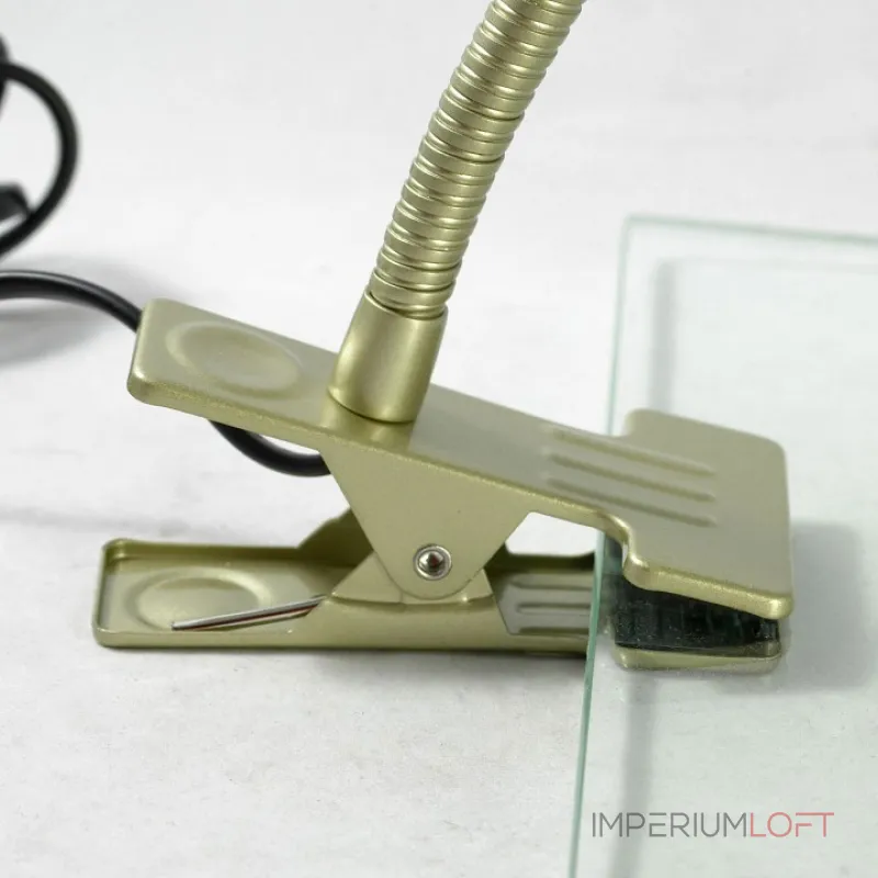 Настольная лампа офисная Lussole Roma LST-4274-01 Цвет арматуры серый Цвет плафонов серый от ImperiumLoft