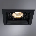 Встраиваемый светильник Arte Lamp Canis A6661PL-1BK от ImperiumLoft