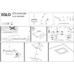 Встраиваемый светильник Eglo Fueva 1 94054 Цвет арматуры белый от ImperiumLoft