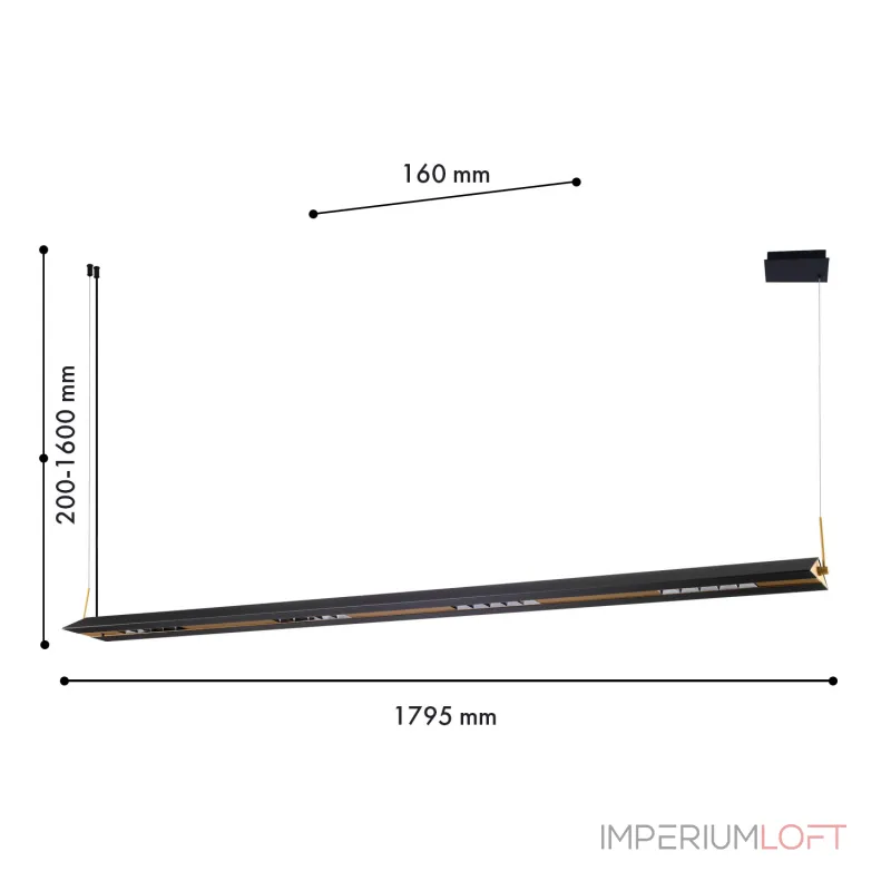 Подвесная люстра Favourite Norman 4398-18P от ImperiumLoft