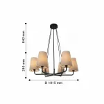 Подвесная люстра Favourite Pfefferling 2364-10P