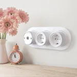 Розетка с заземлением без рамки Werkel Ретро белый W5671001 от ImperiumLoft