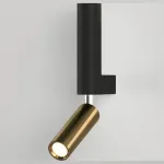 Бра с подсветкой Eurosvet Pitch 40020/1 LED черный/латунь от ImperiumLoft