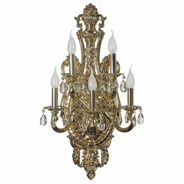 Бра Dio D’Arte Lido Lido E 2.1.5.600 GH Цвет арматуры золото Цвет плафонов прозрачный