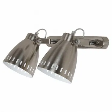 Спот Arte Lamp Luned A2214AP-2SS Цвет арматуры серебро Цвет плафонов серебро Спот Arte Lamp Luned A2214AP-2SS Цвет арматуры серебро Цвет плафонов серебро