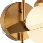 Бра Stilfort Saturn 2125/03/01W Цвет плафонов белый Цвет арматуры золото от ImperiumLoft