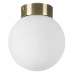 Накладной светильник Lightstar Globo 812011 Цвет арматуры коричневый Цвет плафонов белый от ImperiumLoft