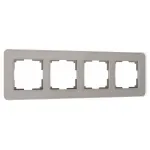 Рамка на 4 поста Werkel Elite (дымчатый, стекло) W0042417 от ImperiumLoft