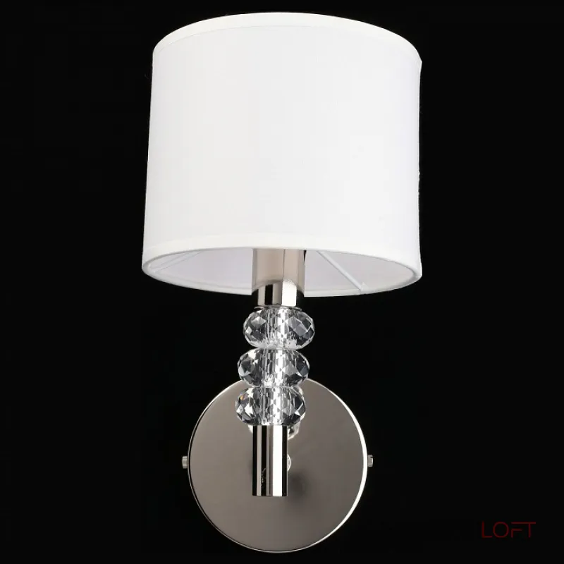 Бра Aployt Franula APL.724.01.01 Цвет арматуры никель Цвет плафонов белый от ImperiumLoft