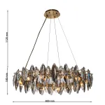 Подвесная люстра Favourite Glans 4303-12P от ImperiumLoft