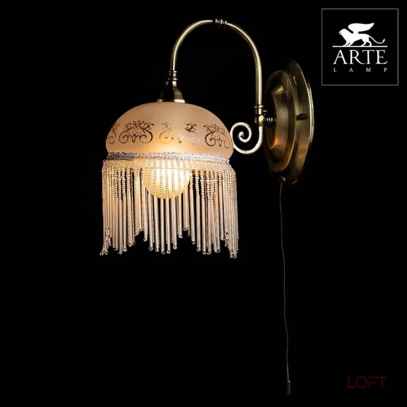 Бра Arte Lamp Victoriana A3191AP-1AB Цвет арматуры бронза Цвет плафонов белый от ImperiumLoft Бра Arte Lamp Victoriana A3191AP-1AB Цвет арматуры бронза Цвет плафонов белый от ImperiumLoft