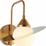 Бра Stilfort Saturn 2125/03/01W Цвет плафонов белый Цвет арматуры золото от ImperiumLoft