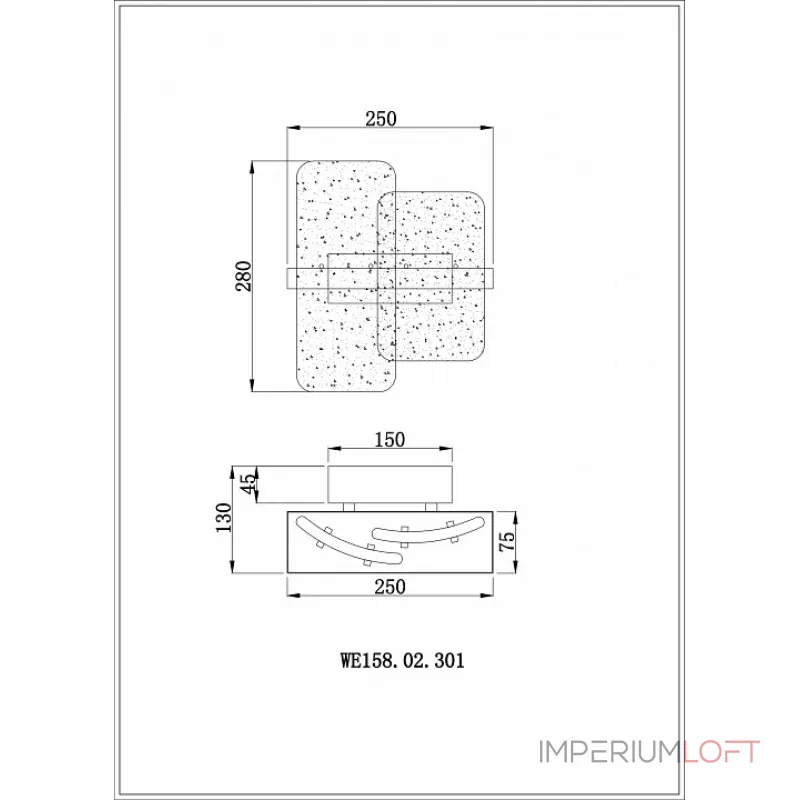 Бра Wertmark Nelly WE158.02.301 от ImperiumLoft