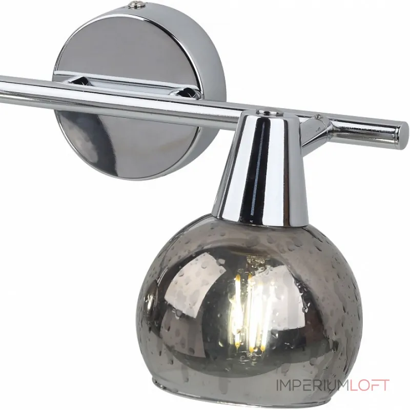 Спот Rivoli Gocce W2 CR Б0038122 Цвет арматуры хром Цвет плафонов серый от ImperiumLoft Спот Rivoli Gocce W2 CR Б0038122 Цвет арматуры хром Цвет плафонов серый от ImperiumLoft