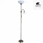 Торшер с подсветкой Arte Lamp Duetto A9569PN-2AB Цвет арматуры бронза Цвет плафонов белый от ImperiumLoft