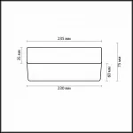 Накладной светильник Odeon Light Presto 2405/1A Цвет арматуры хром Цвет плафонов белый от ImperiumLoft