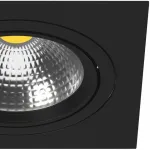 Встраиваемый светильник Lightstar Intero 111 i81707 Цвет арматуры черный от ImperiumLoft