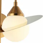 Бра Stilfort Saturn 2125/03/01W Цвет плафонов белый Цвет арматуры золото от ImperiumLoft