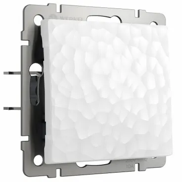 Выключатель одноклавишный без рамки Werkel W1210001 (белый) Цвет арматуры белый
