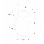 Бра Maytoni Focus S C068WL-01MG от ImperiumLoft