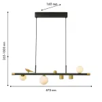 Подвесная люстра Favourite Sparrow 4324-5P от ImperiumLoft