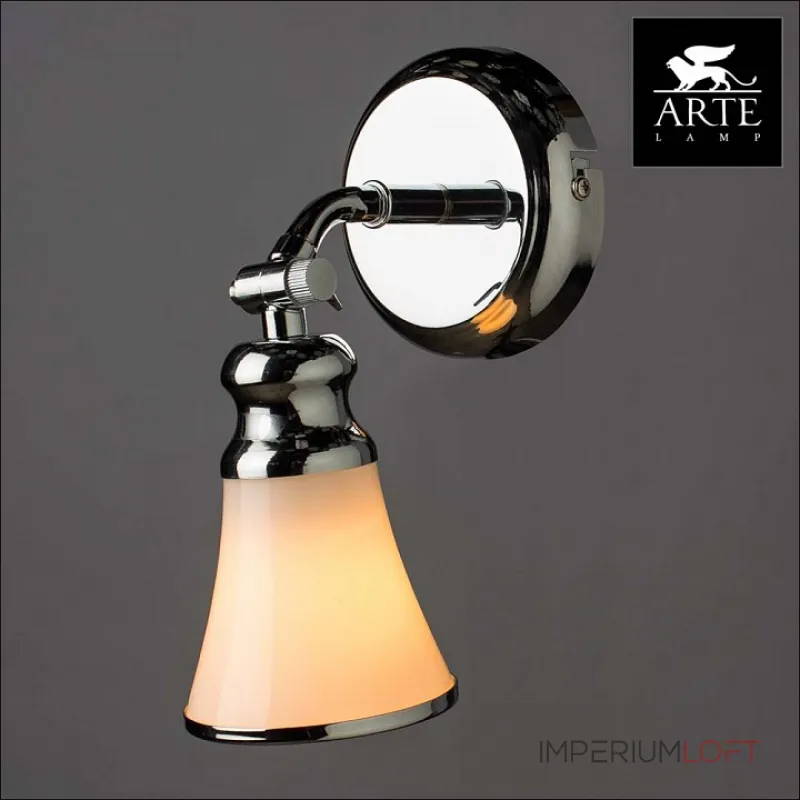 Спот Arte Lamp Vento A9231AP-1CC Цвет арматуры хром Цвет плафонов белый от ImperiumLoft Спот Arte Lamp Vento A9231AP-1CC Цвет арматуры хром Цвет плафонов белый от ImperiumLoft