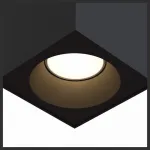 Накладной светильник Maytoni Sirius C030CL-01B Цвет арматуры черный Цвет плафонов черный от ImperiumLoft