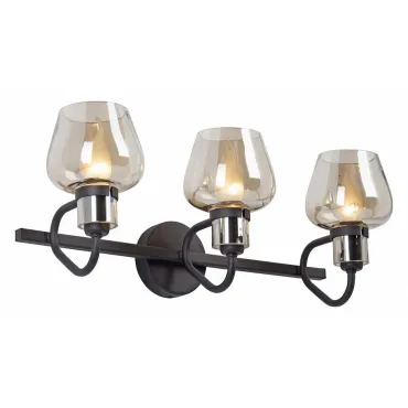 Бра Vitaluce V4597 V4597-1/3A Цвет арматуры чёрный Цвет плафонов серый