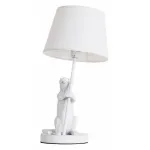 Настольная лампа декоративная Arte Lamp Gustav A4420LT-1WH Цвет плафонов белый Цвет арматуры белый от ImperiumLoft