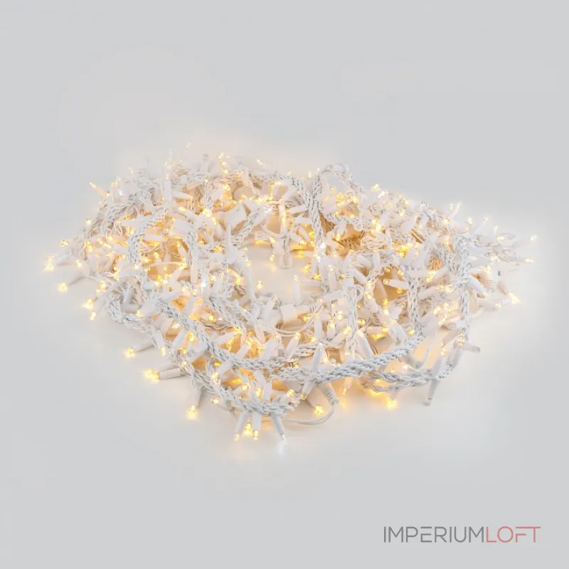 Занавес световой Eurosvet 200-101 теплый белый с эффектом мерцания от ImperiumLoft